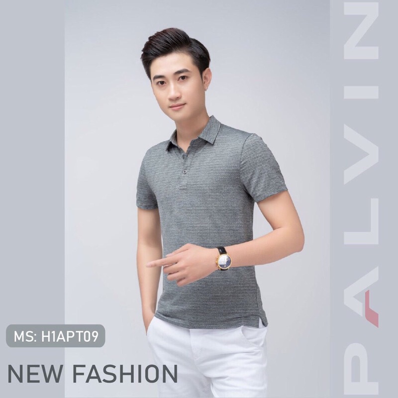 Áo thun Polo nam PALVIN cổ bẻ vải  chất xịn, chuẩn form, sang trọng-lịch lãm_H1APT09 | BigBuy360 - bigbuy360.vn