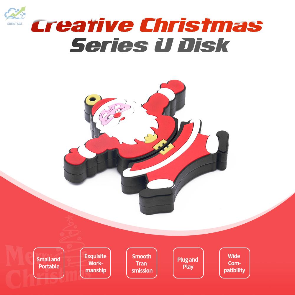 Usb 2.0 Tốc Độ Cao Hình Ông Già Noel 128gb