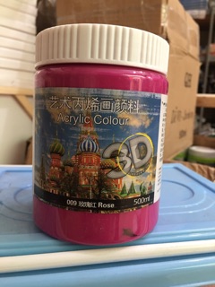 Màu Acrylic 3D vẽ tường 500ml