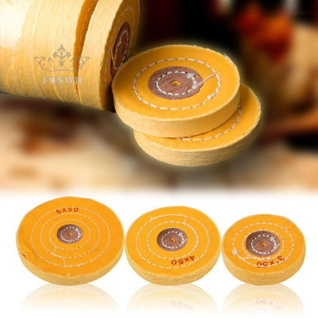 Miếng vải cotton đánh bóng 7.62 / 10.16 / 12.70 / 15.24 / 17.78 / 20.32 cm