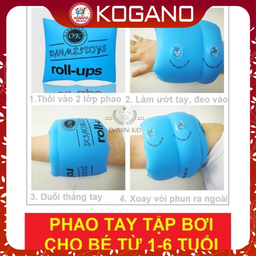 Phao Bơi Cho Bé 3 - 6 Tuổi KOGANO Đeo Cánh Tay Tập Bơi An Toàn SS-001127