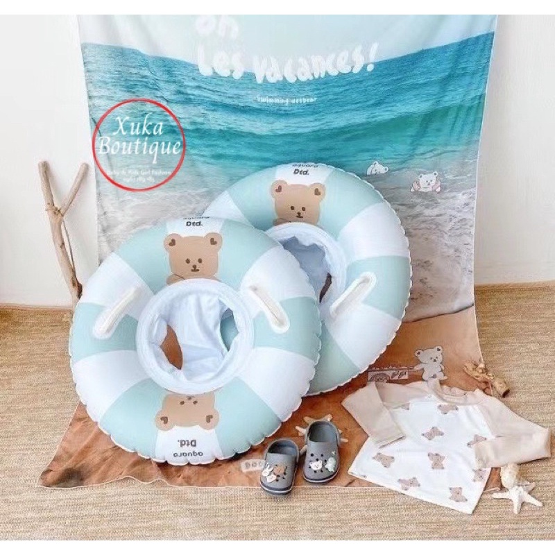 Phao Bơi Cho Bé Chống Lật Từ 1-8 Tuổi Bar-Rot, Phao Ngồi Bơi An Toàn Hàn Quốc 2022