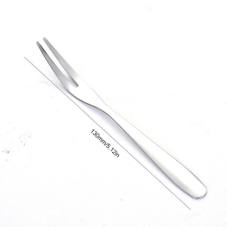 Nĩa ăn trái cây hai đầu bằng thép không gỉ 1209