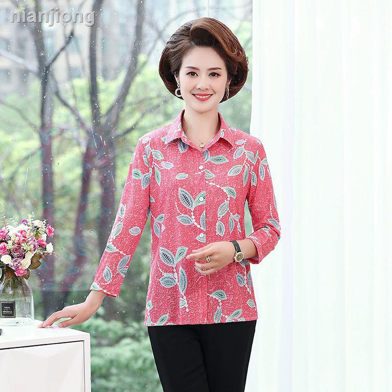 Áo Cardigan Tay Lửng Dáng Rộng Thời Trang Xuân Hè Cho Phụ Nữ Trung Niên 40-50 Tuổi