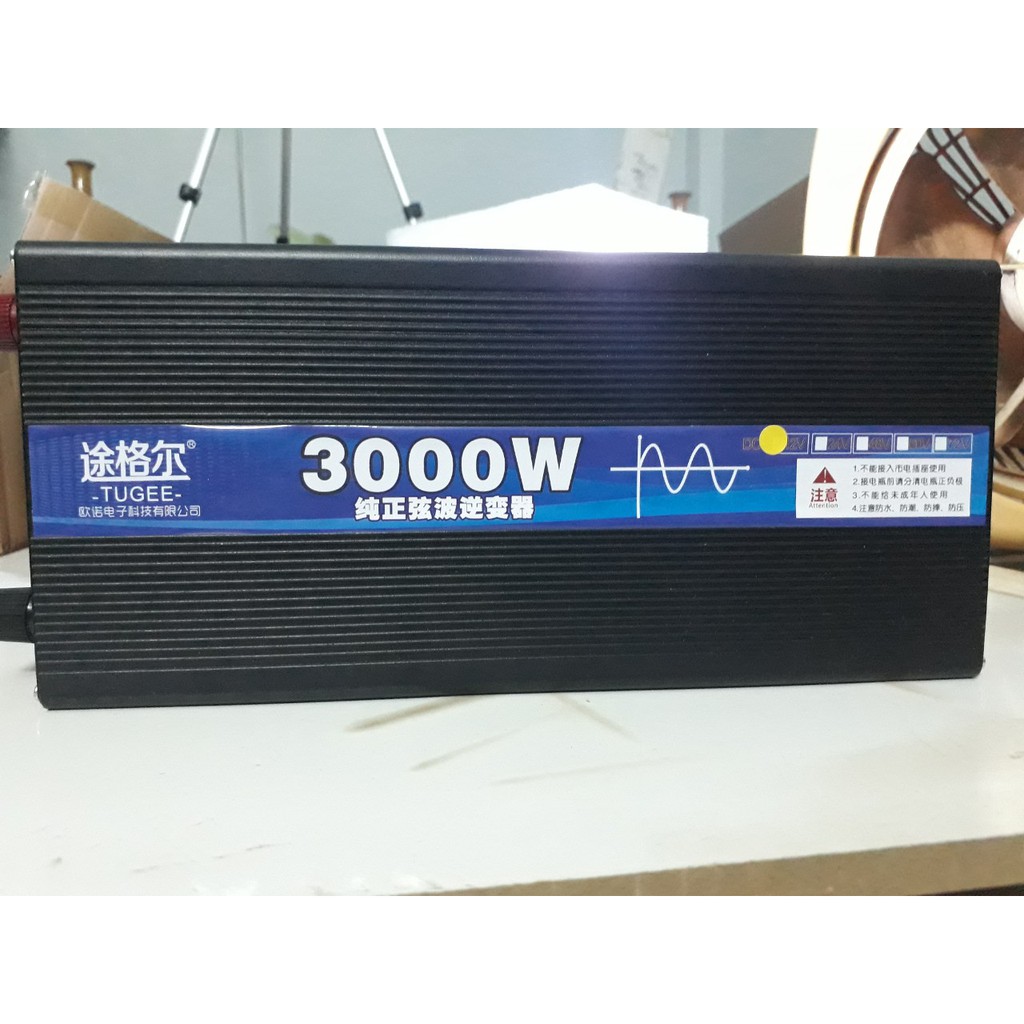 Bộ Đổi Nguồn 12V/24V sang 220V Sin Chuẩn 3000w - Bộ Đổi Nguồn 220V Sin Chuẩn 3000w - 3000w