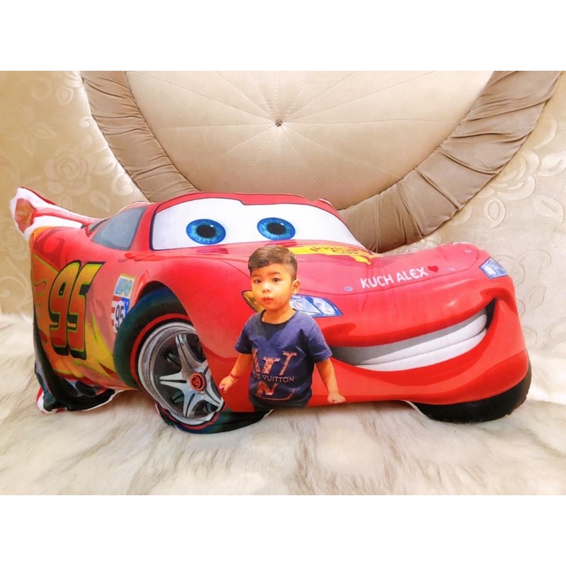Xe Mcqueen nhồi bông in ảnh