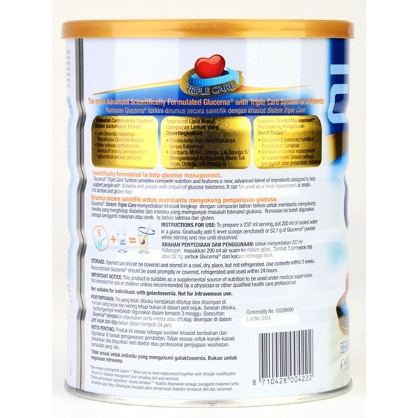 (Hàng chính hãng Úc) Sữa Ensure Glucerna cao cấp tốt cho người tiểu đường 850g