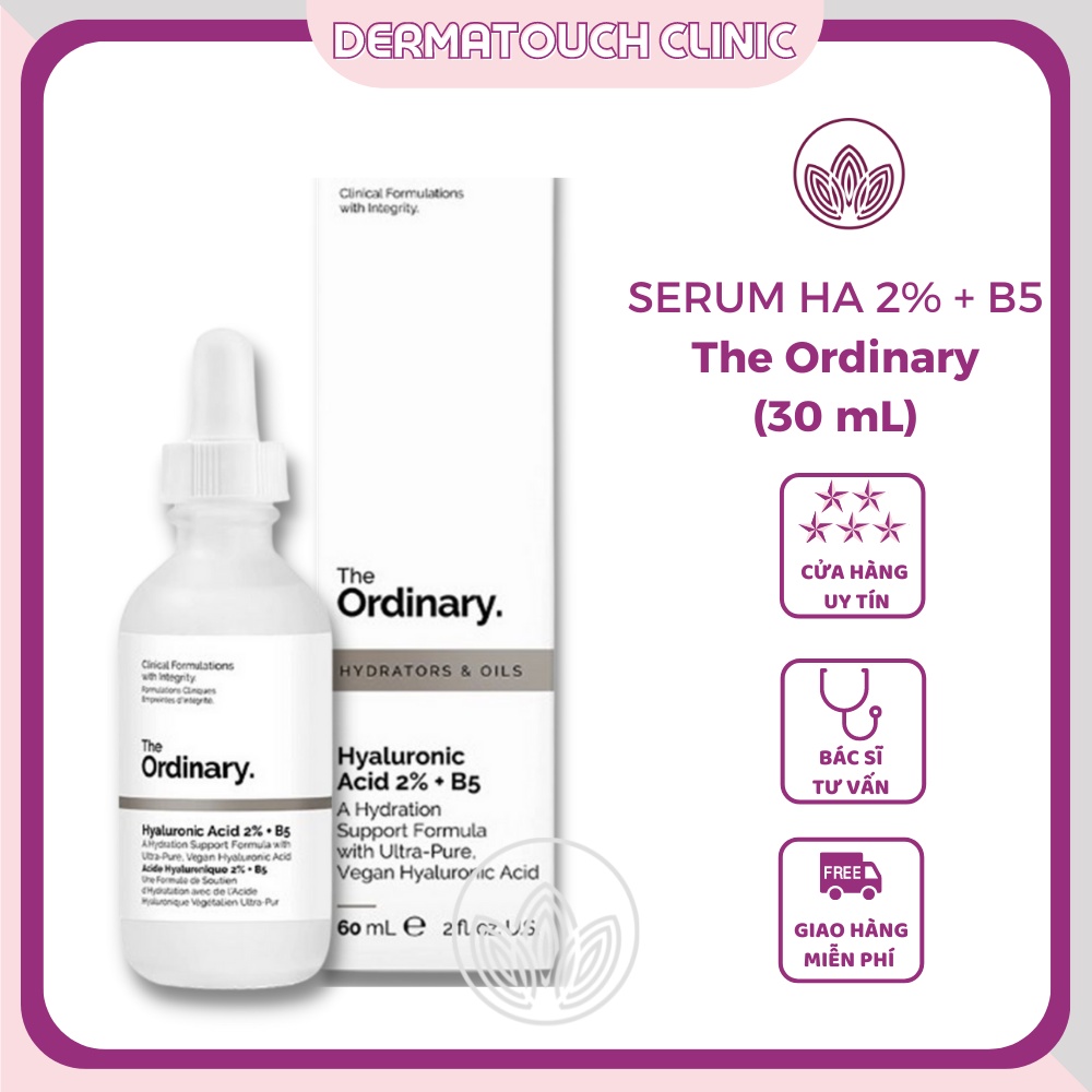 ✅[Chính Hãng] Serum The Ordinary Hyaluronic Acid 2% + B5 cấp ẩm phục hồi da (30ml)