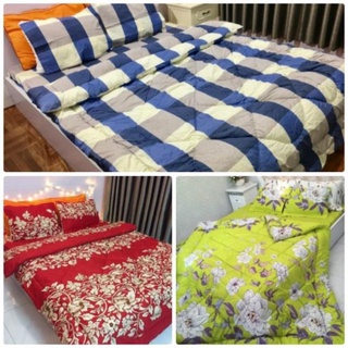 SET 5 MÓN GA GỐI CHĂN PHAO POLY ĐỦ BỘ (1m6x2m  - 1m8x2m)