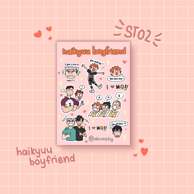 [STICKER] Haikyuu Boyfriend ST02