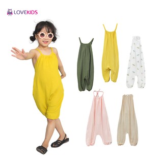 Jumpsuit đũi bé gái siêu mát nhiều màu LK0212 - LOVEKIDS
