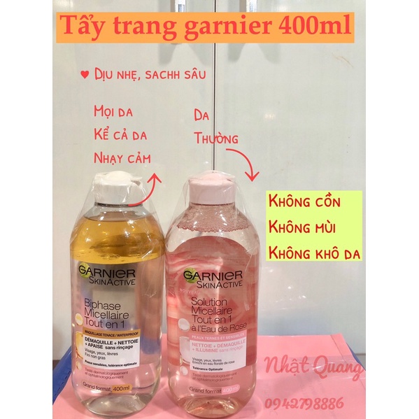 Tẩy trang garnier