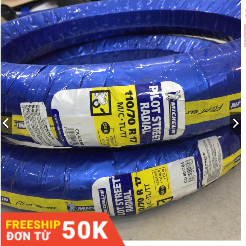 Lốp xe Michelin Pilot Street Radial cho xe PKL từ 200-1000cc vành 17 inch từ 110/70 đến 180/55 _ Lốp Trung Thành