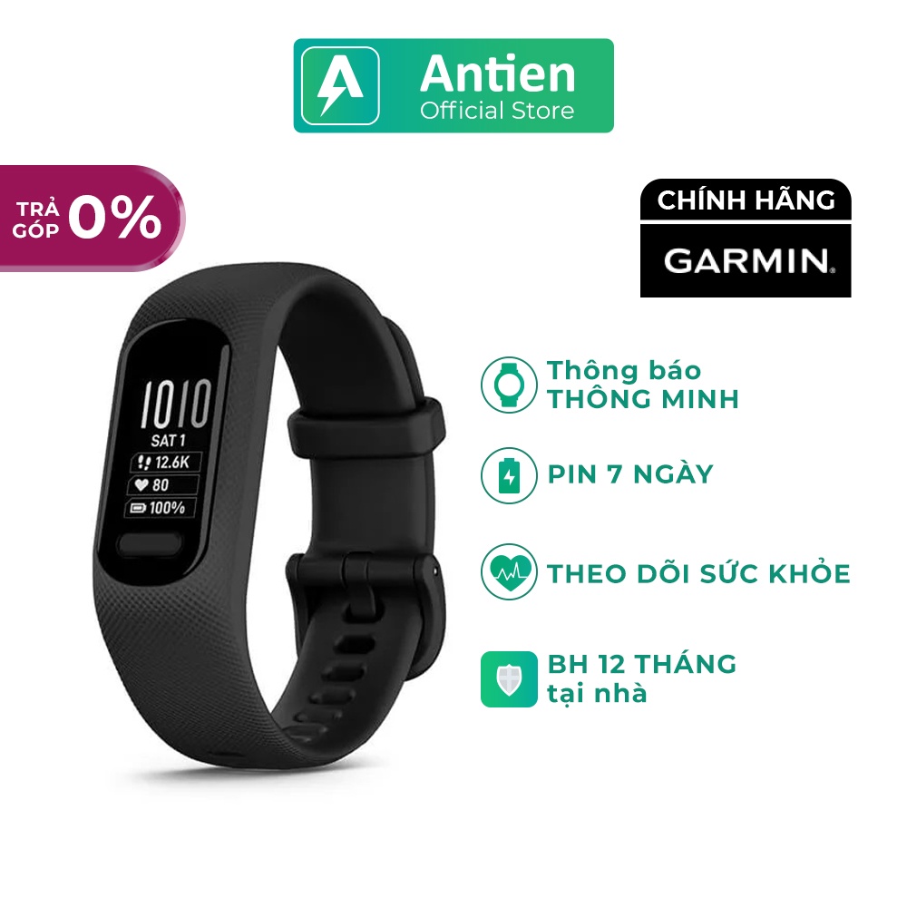 Vòng đeo tay thông minh Garmin Vivosmart 5 | Hàng chính hãng BH 12 tháng