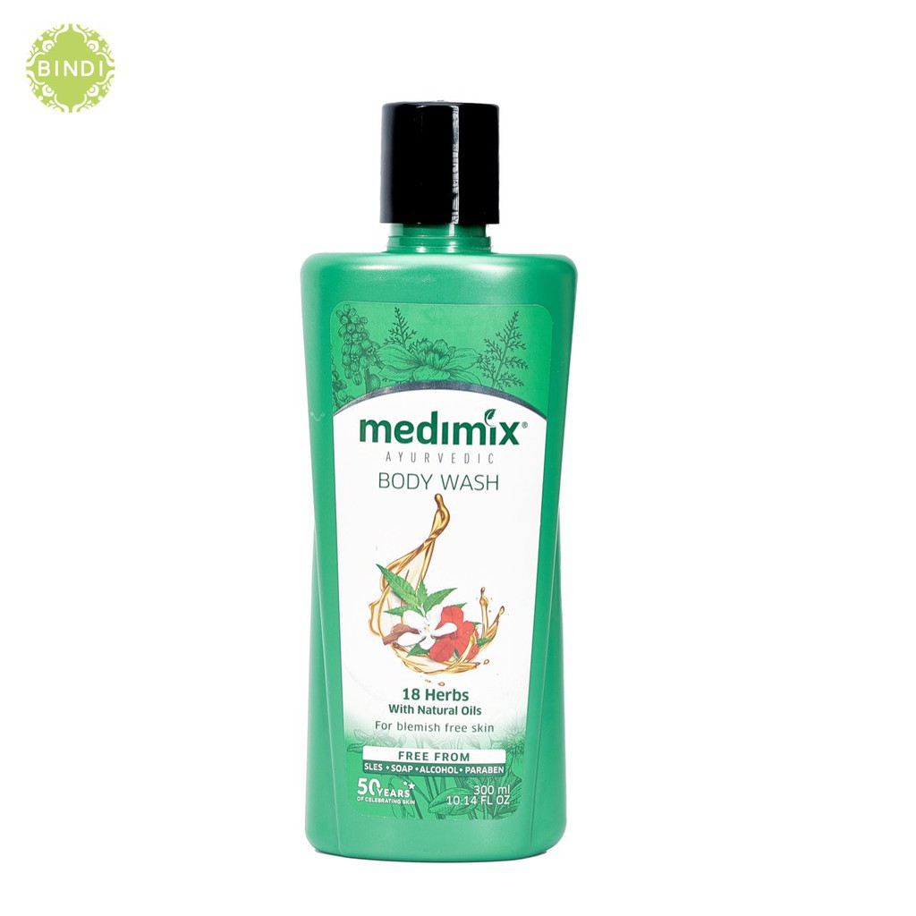 Sữa Tắm Medimix 18 Loại Thảo Dược 300ml (Medimix Ayurvedic Body Wash 18 Herbs with Natural Oils)