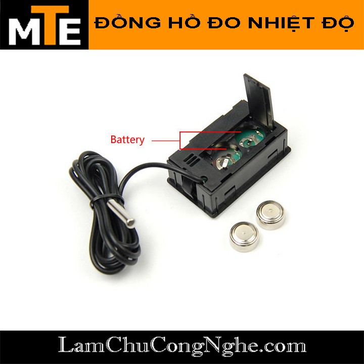 Mạch đồng hồ đo nhiệt độ không khí DS18B20