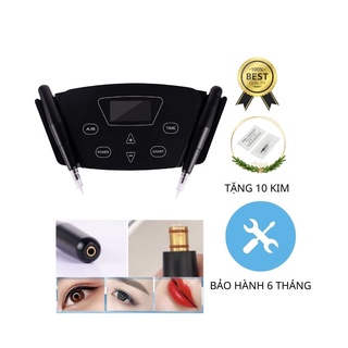 Máy  Black Pearl 3 phun xăm kĩ thuật số 2 tay cầm ( xử dụng kim black pearl 3 và kim Charmant)