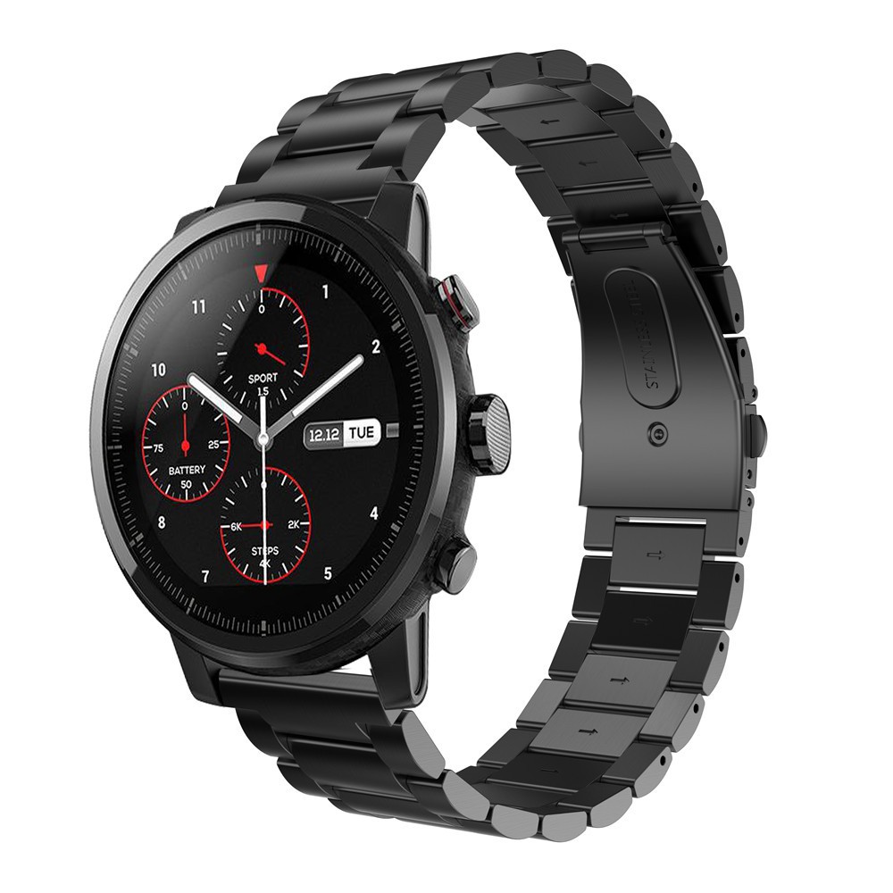 Dây đeo thay thế 22mm bằng thép không gỉ cho Xiaomi Huami Amazfit Pace/Stratos 2 2S/Samsung Gear S3