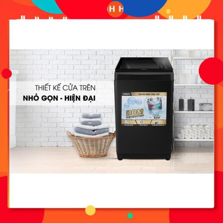 [ VẬN CHUYỂN MIỄN PHÍ KHU VỰC HÀ NỘI ] Máy giặt Aqua cửa trên 9kg ( bạc ) AQW-D90CT.S - [ Bmart247 ] 24h