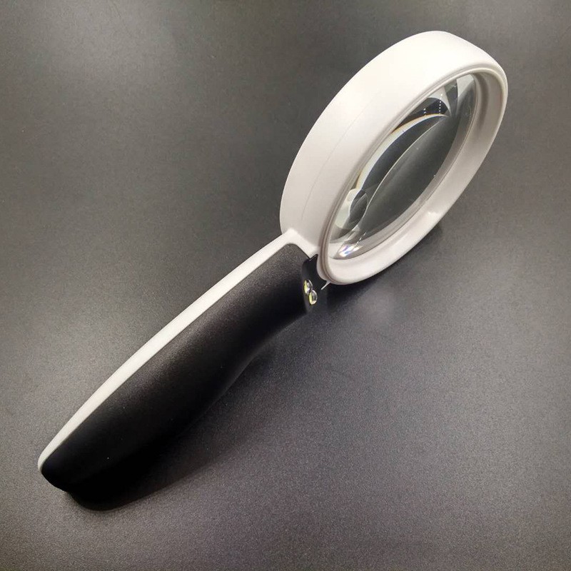 Kính lúp cầm tay sạc USB có đèn led 6H-5C