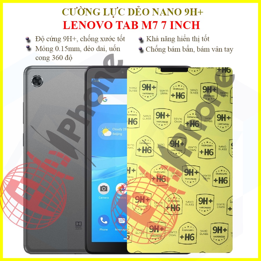 Dán cường lực dẻo nano Lenovo Tab M7 7 inch
