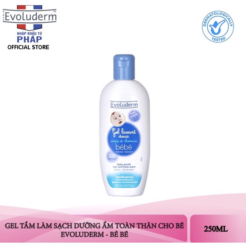 Sữa tắm cho bé Evoluderm 250ml