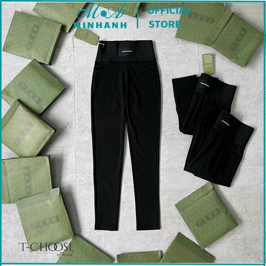 Quần legging cạp cao ghen bụng nâng mông G.C- Minhanh.official.store