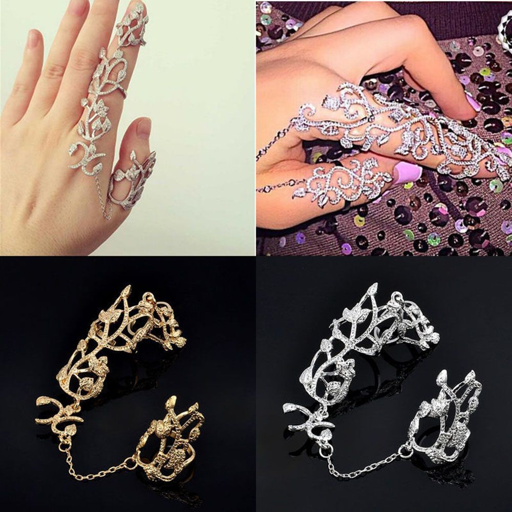 Double Rock Armor Punk Gift Ring