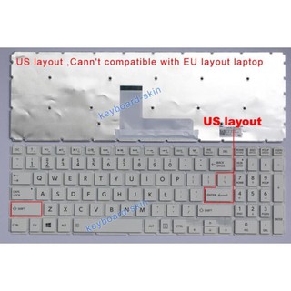 [BH12Tháng] BÀN PHÍM LAPTOP TOSHIBA Satellite L50-B, L50D-B, L50t-B, L55-B, L55D-B, L55t-B (TRẮNG)