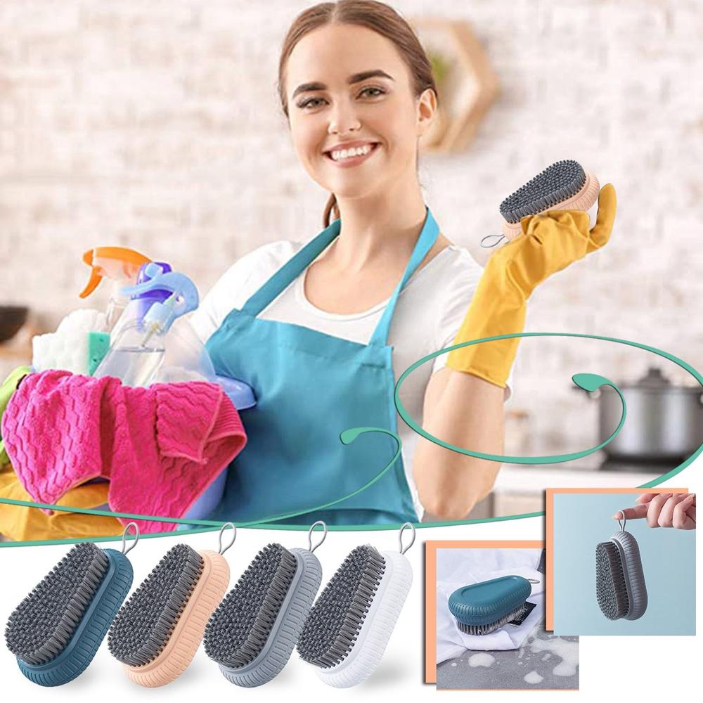 Bàn Chải Vệ Sinh Bồn Rửa Chén / Sàn Nhà Tắm Bằng Nhựa Chống Trượt Tiện Dụng