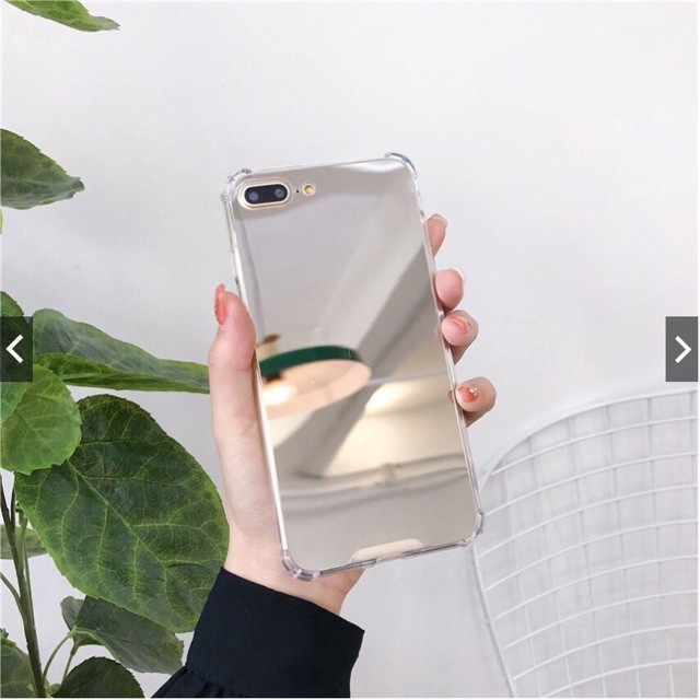 Ốp Iphone Mặt Gương Viền Silicon - Chống Sốc Va Đập ( Ốp Cứng ) | BigBuy360 - bigbuy360.vn