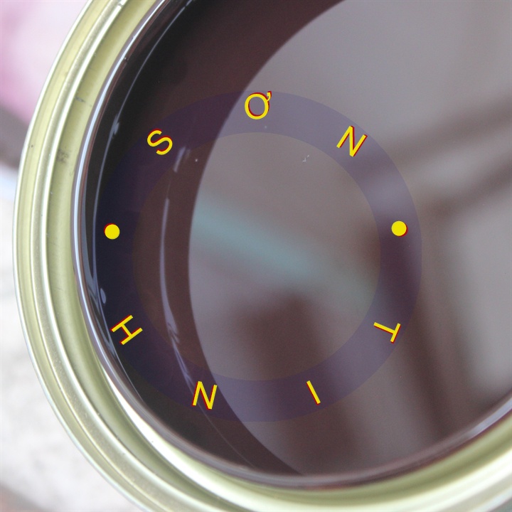 Sơn thơm công nghiệp Lobster màu nâu hạt dẻ socola 615 Marron 800ml