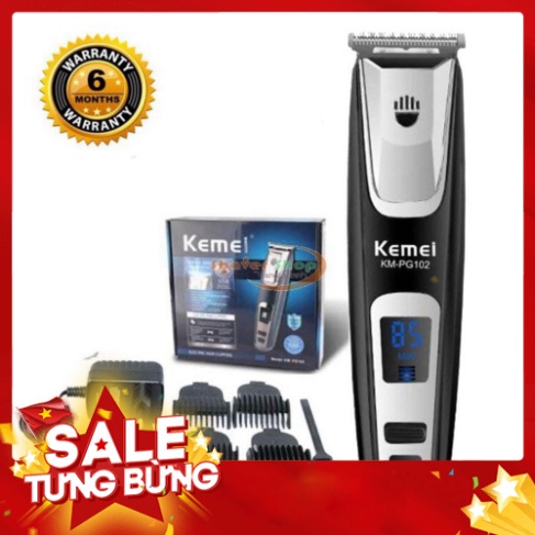 [FREE SHIP] 💥HÀNG CHÍNH HÃNG💥 Tông Đơ Cắt Tóc Tạo Viền KEMEI- PG103+ Tặng kèm 2 kéo cắt tỉa💥SIÊU HOT💥