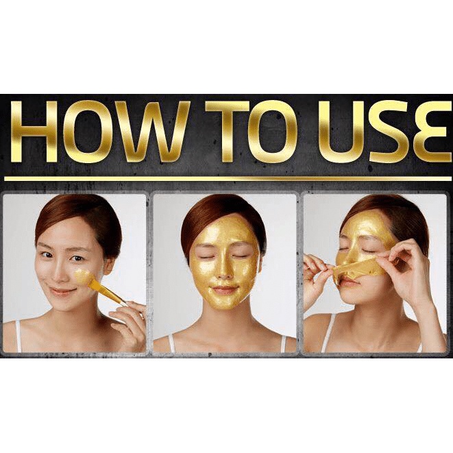 Gel Lột Mặt Nạ Vàng 24K Gold Mask L-Glutathione Hàn Quốc Lột Sạch Tế Bào Chết, Da Sáng Mịn Màng, Chống Lão Hóa - LAIHCM