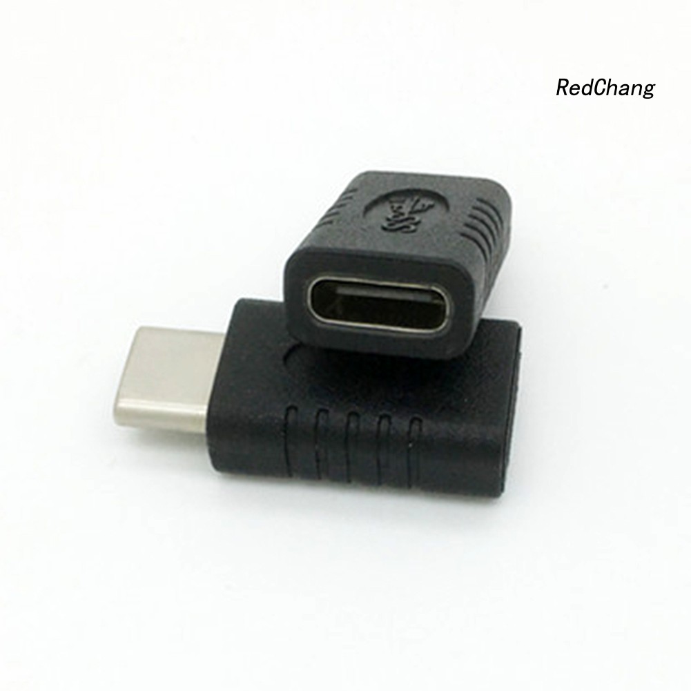 -SPQ- USB 3.1 Type-C Male to Female Adapter Connector Data Extension Converter Plug