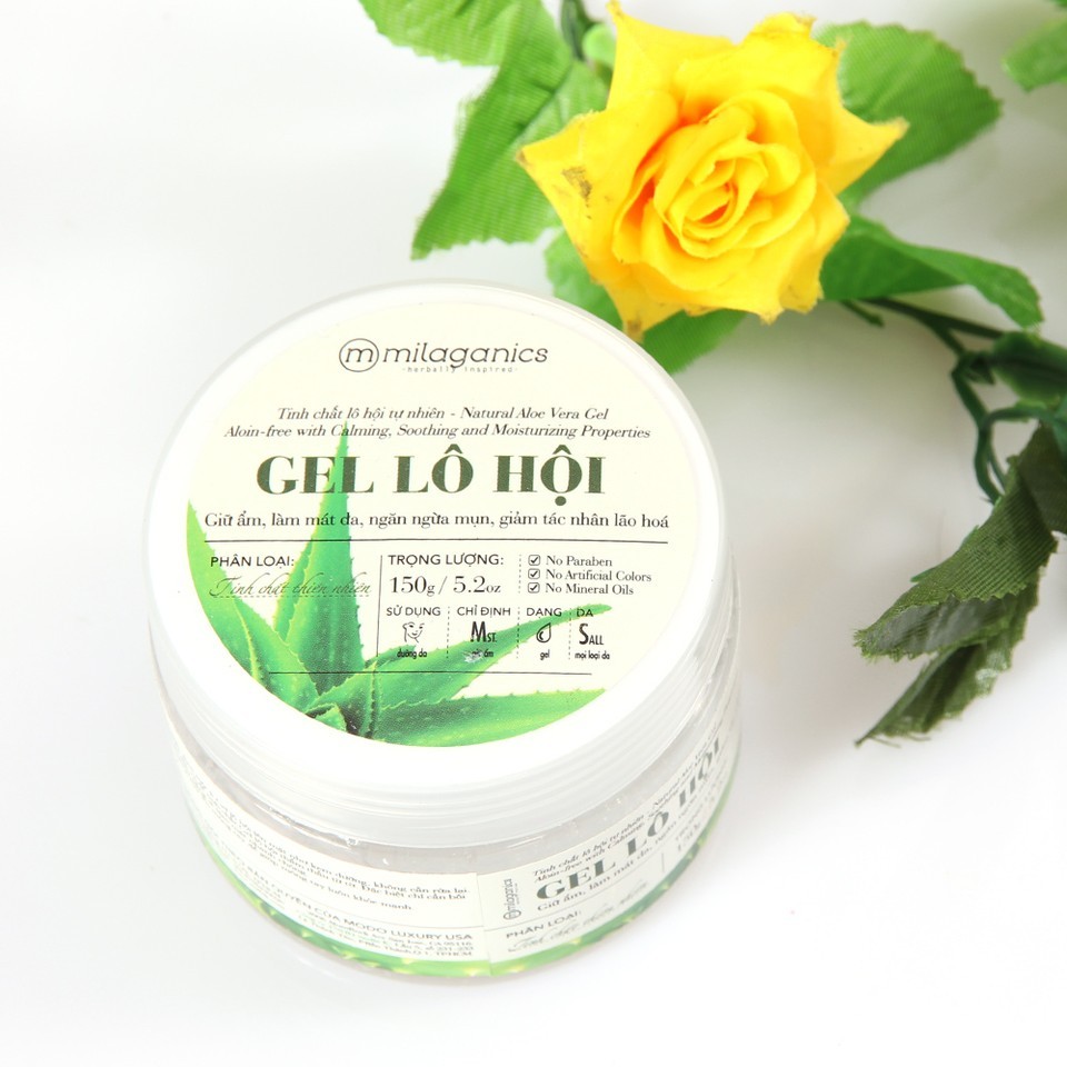 Combo Gel Lô hội (150g) + Mascara dầu dừa(5ml)