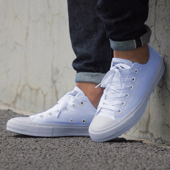 Giày AllStar Chuck II Cổ Thấp Nam Trắng