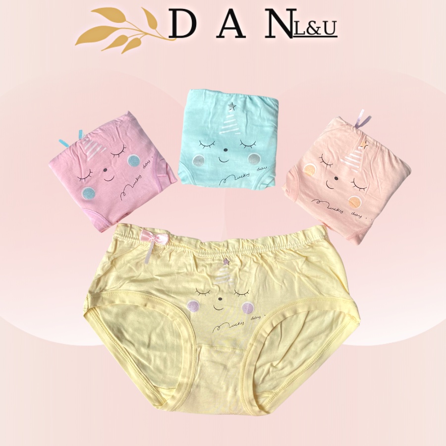 Quần Lót Trẻ Em Chất Cotton Co Dãn Thoáng Mát Cho Bé DAN L&amp;U NGẪU NHIÊN