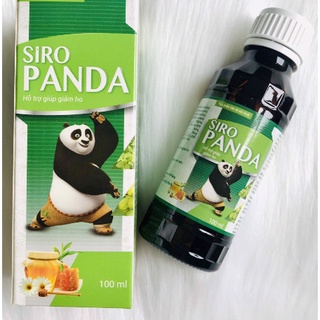 Siro ho, tác dụng chỉ sau 30 phút - Siro Panda Chai 100ml