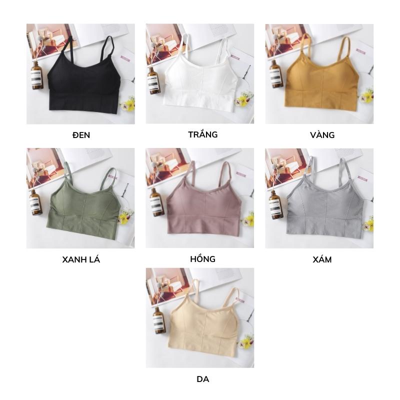 Áo Bra 2 Dây Mảnh Có Mút Ngực Tập Gym LOPEVA SECRET AL56