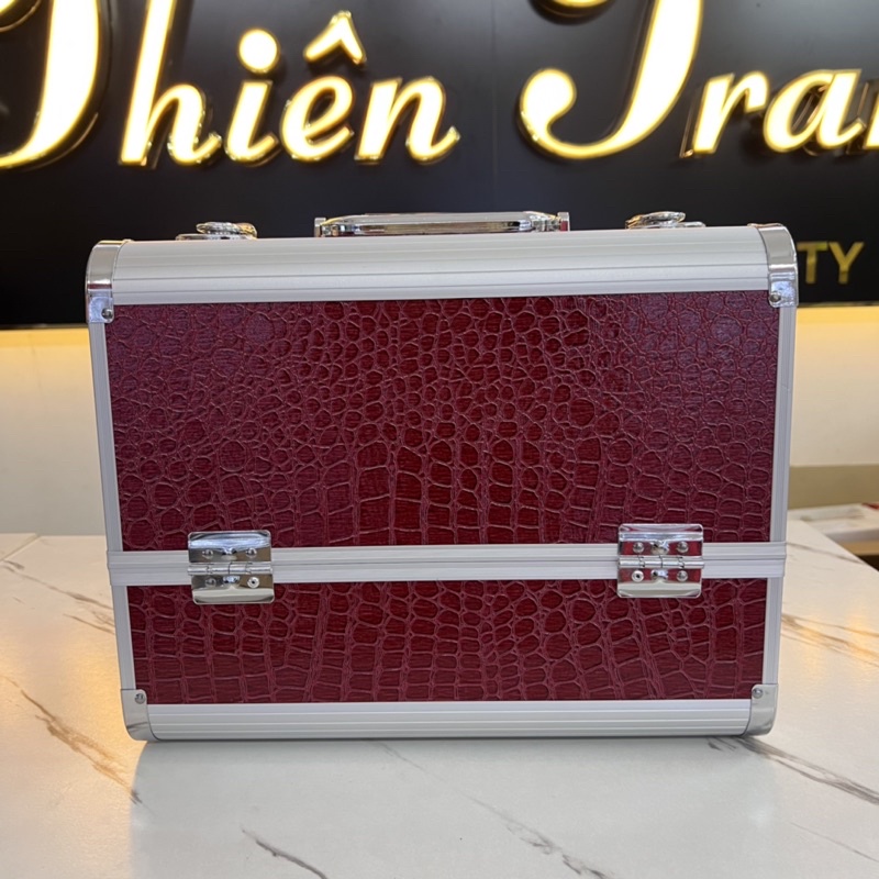 Cốp nhôm 3 tầng size đại - cốp đựng đồ nail , phun xăm