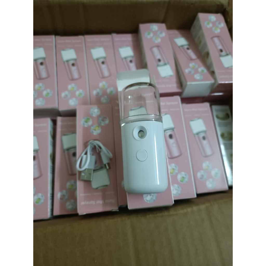 Máy Phun Sương Mini Cấm Tay Cáp Ẩm Cho Da