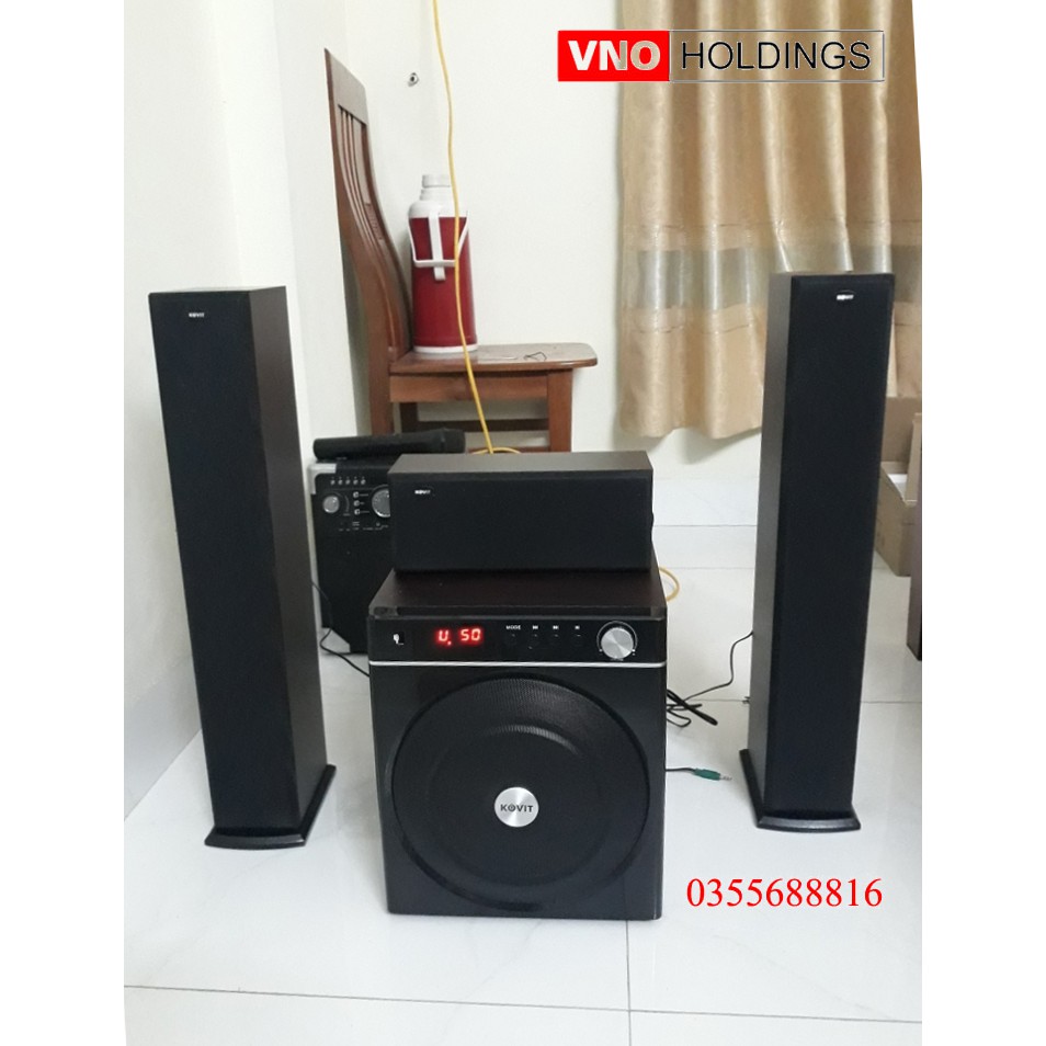 LOA VI TÍNH 3.1 KOVIT KS 839 - Nghe nhạc cực phê, công suất lớn, bass mạnh, treble hay, có kết nối bluetooth....