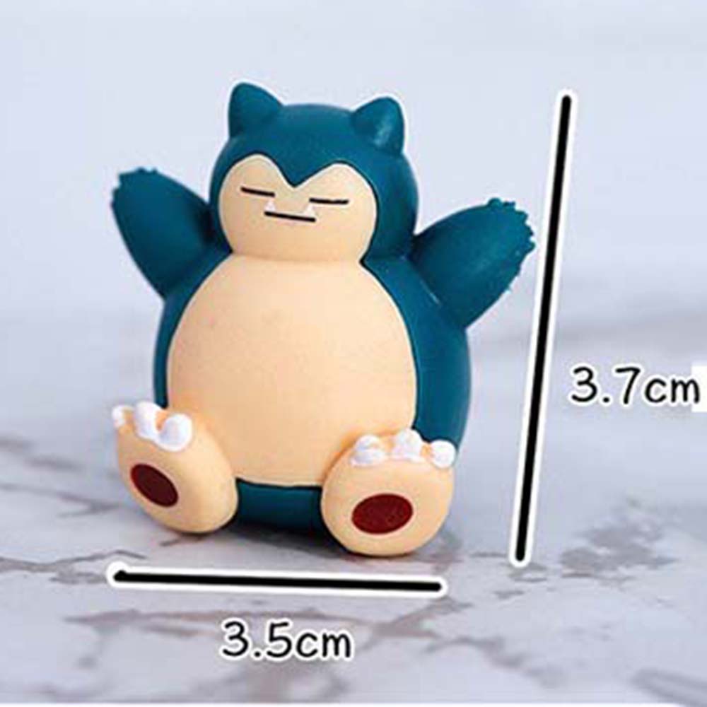 5 mô hình đồ chơi nhân vật snorlax trong phim hoạt hình pokemon