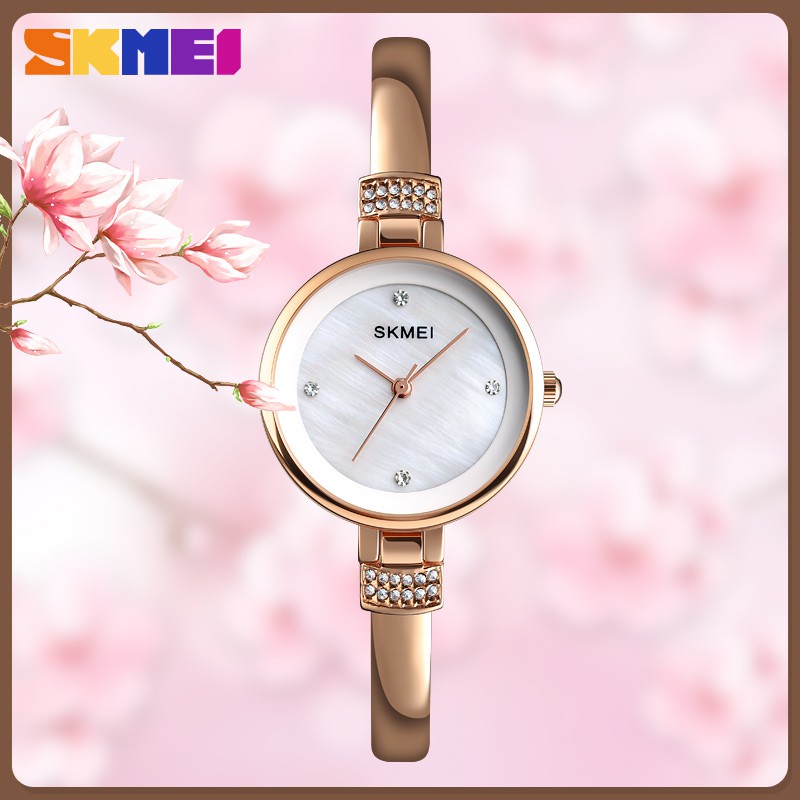 Đồng Hồ Quartz Dây Hợp Kim Chống Thấm Nước SKMEI