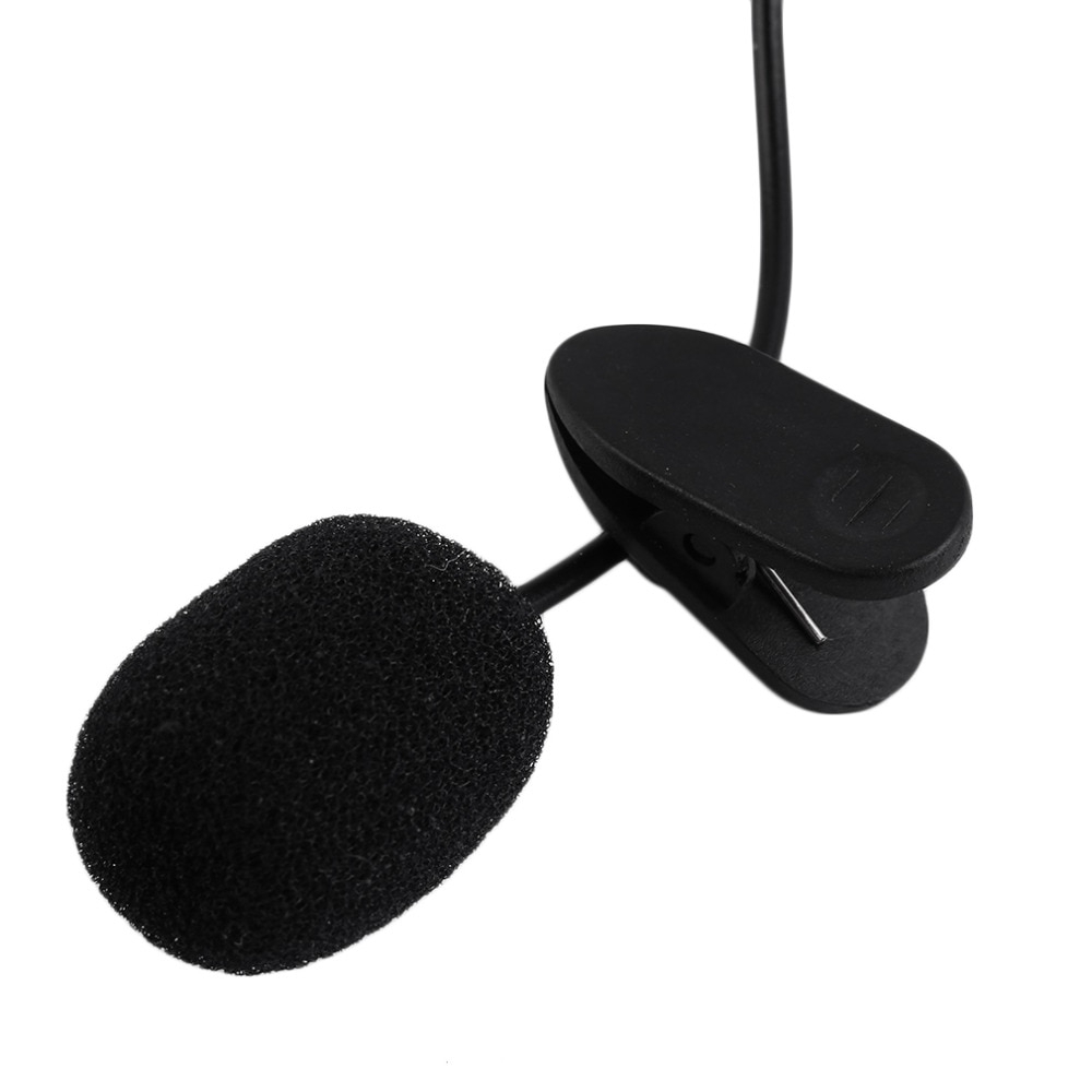 Mini 3.5mm plug Microphone For Studio Lecture External Microphone 1.5M with clip For Computer
