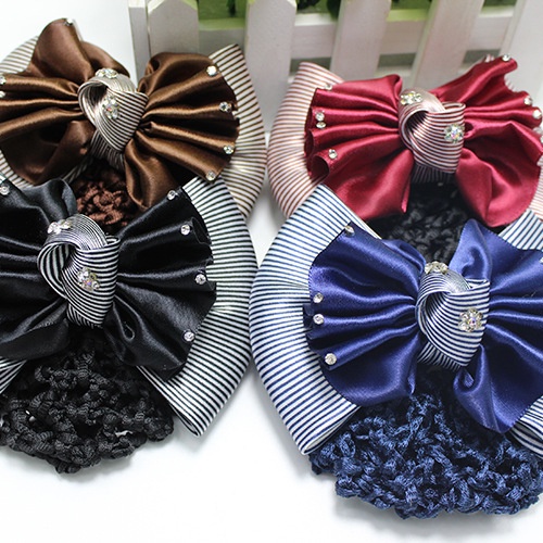 Kẹp Tóc Nơ Lưới Tạo Kiểu Tóc Chuyên Nghiệp Cho Nữ