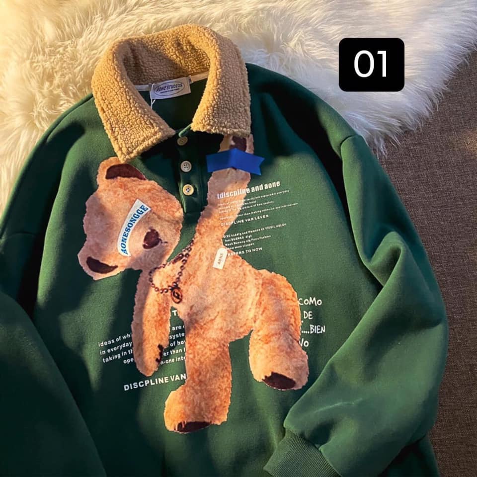 Áo Sweater nữ tay dài thu đông Ulzzang Unisex Form Rộng | BigBuy360 - bigbuy360.vn