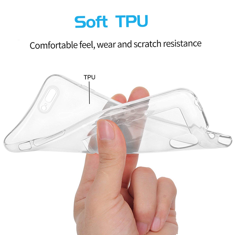 Ốp điện thoại mềm trong suốt có ngăn đựng thẻ chống rơi cho Iphone 5 6 7 8 11xr X S Plus Pro Max | BigBuy360 - bigbuy360.vn