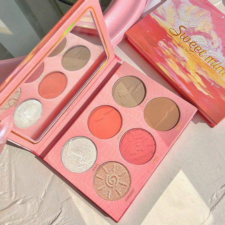 Bảng Phấn Bắt Sáng Và Tạo Khối 6 Màu Lấp Lánh Cao Cấp | BigBuy360 - bigbuy360.vn